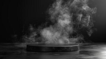 Round Object Emitting Smoke photo