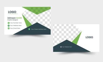 Modern Business Card. Creative And Professional Business Card. Modern Business Card Design Template. vector