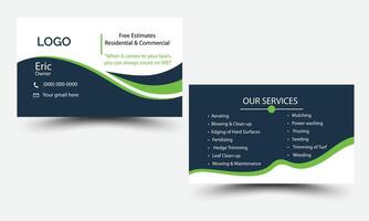 Modern Business Card. Creative And Professional Business Card. Modern Business Card Design Template. vector