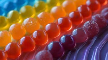 Assorted Colorful Candies Close Up photo