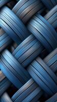Close Up of Blue Rope photo