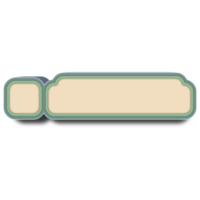Retro Customizable Lower Third Graphics for Branding png