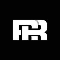 Geometric Monogram RR Business Creative Icon Logo vector