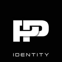 Letter PP Geometric Modern Simple Icon Business Logo vector
