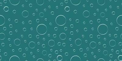 Seamless underwater sea world pattern with shells and bubbles. Clam loopable pattern can be used for wrapping paper, fabric, textile, print, background, borders, templates, cards, social media and web vector