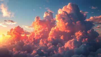Pink Clouds Filling the Sky photo