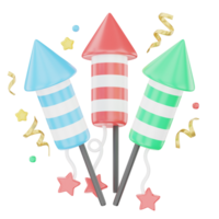 Firecrackers Illustration for uiux, web, app, infographic, etc png