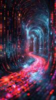 Illuminated Light Tunnel photo