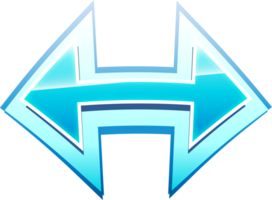 Double Arrow Clipart Element png