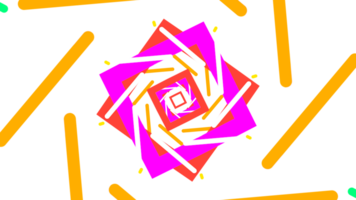 a colorful abstract design with a spiral shape png