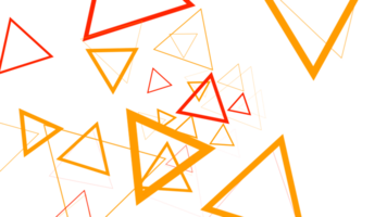 a triangle pattern with orange and red triangles png