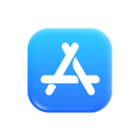 App store icon on a transparent background png