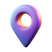 3D location icon 3D map icon 3D map symbol map photo png