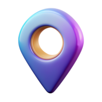 3D location icon 3D map icon 3D map symbol map photo png