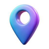 3D location icon 3D map icon 3D map symbol map photo png