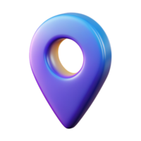 3D location icon 3D map icon 3D map symbol map photo png