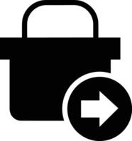 Bag icon symbol image vector