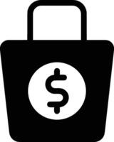Bag icon symbol image vector