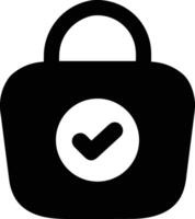 Bag icon symbol image vector