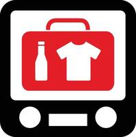 Bag icon symbol image vector