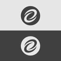 AC, CA or E Modern Initial Letter Logo Design . Simple, Minimalist and Elegant that can be used for any creative business vector