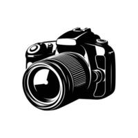 Minimalist DSLR Camera Icon - Perfect for Digital and Print Design Projects vector