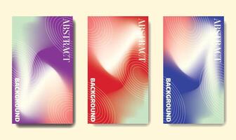 Abstract gradient and blur background in purple ,red, blue, and white tones perfect for digital design. vector