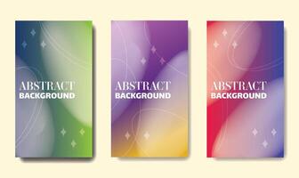 Abstract gradient and blur background in purple ,red, green,yellow, and white tones perfect for digital design. vector