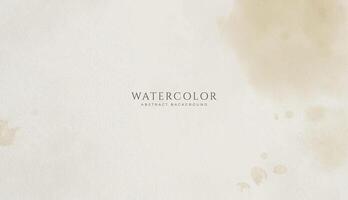 Abstract horizontal watercolor background. Neutral light colored empty space background illustration vector