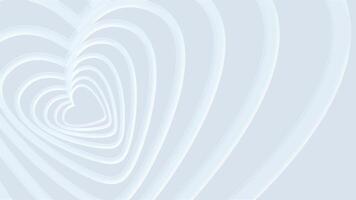 a white heart shaped background with a spiral pattern video