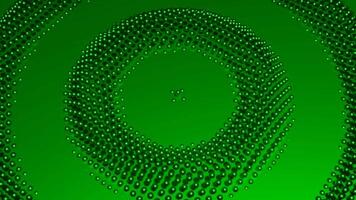Pulsating wave circles on surface. Design. Pulsating centralized circles on computer surface. Wave rings with dots on surface video