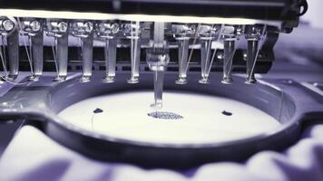 Automated Liquid Handling in Biotechnology Lab is crucial for precise pipetting in experimentation video