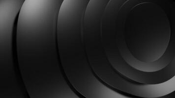 Green and gray background. Motion. Ovals and squares made like a tunnel in the same style rotating in a circle in 3d format. video