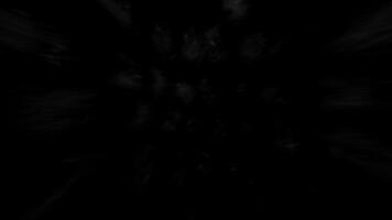 Preto fundo com cinzento e roxa código. movimento. vários quartos iluminado de luz fez dentro abstração. video