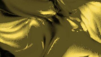 Yellow slime. Motion. A bright plasticine in animation that moves in different directions. video