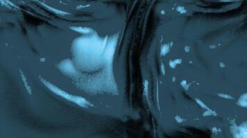 Blue and green spots. Motion. A thick mixture made in computer graphics that spreads everywhere video