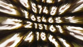 Yellow and red code. Motion. Written illuminated numbers made in random order in animation. video