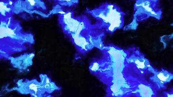 Black background with flashes of light. Motion. Pink and blue spots of bright light made in computer graphics. video