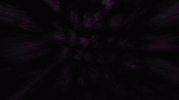 Black background with gray and purple code. Motion. Various rooms illuminated by light made in abstraction. video