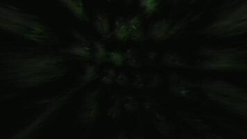 Black background with a spider web in animation. Motion. The emerging murky code in abstraction. video