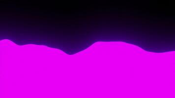 Background with colorful bright wave on black background. Design. Separation of background with colored liquid wave. Bright background moves with wave ripples on surface video