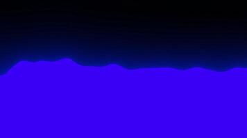 Bright wavy background moving on black background. Design. Minimalistic color animation with separation of bright and black backgrounds. Bright wave moves in middle of black background video
