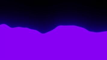 Background with colorful bright wave on black background. Design. Separation of background with colored liquid wave. Bright background moves with wave ripples on surface video