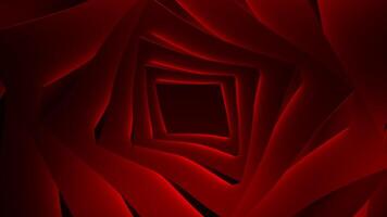 Red and yellow background. Design. A bright portal made in 3d format that creates the effect of hypnosis. video