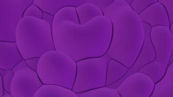 Circular abstract repeating element background. Design. Surface looking like boiling liquid substance. video