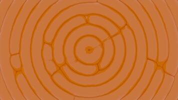 Circular abstract repeating element background. Design. Surface looking like spreading rings, cartoon style. video