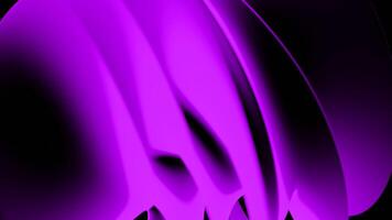 abstrato brilhante volta 3d complexo forma dentro rotativo movimento. Projeto. curvado figura e jogos do luz e sombra. video