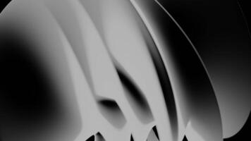 Abstract rotating heart of an alien creature. Design. Spinning 3d heart shape isolated on a black background. video