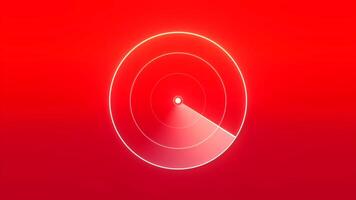 Background with navigation circle. Motion. Navigation radar with moving electronic line. Radius line on radar video