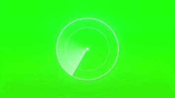 Background with navigation circle. Motion. Navigation radar with moving electronic line. Radius line on radar video
